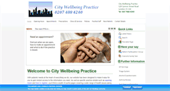 Desktop Screenshot of citywellbeingpractice.nhs.uk